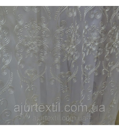 Тюль органза с кристалоном "Сидней" с люрексом