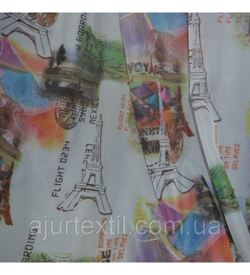 Тюль печать "Город мечты"