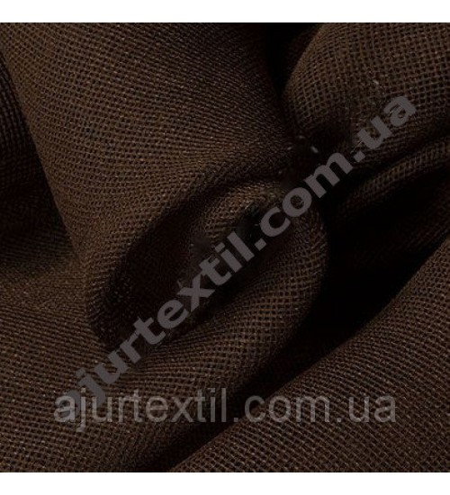 Тюль французский кристалон "Темный шоколад"