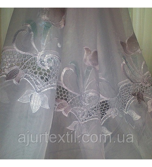 Тюль шифон "Колокольчик нежность" 