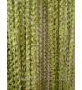 Шторы нити Объемные зелень-оливка