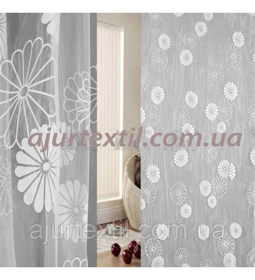 Тюль органза "Ромашка"