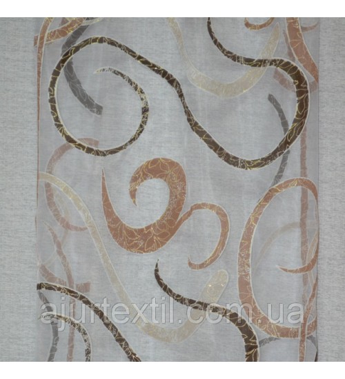 Тюль органза деворе  "Бесконечность"