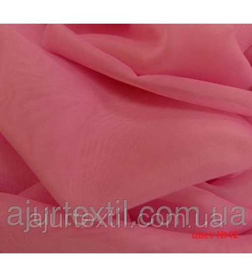Вуаль однотонный (малиновый)