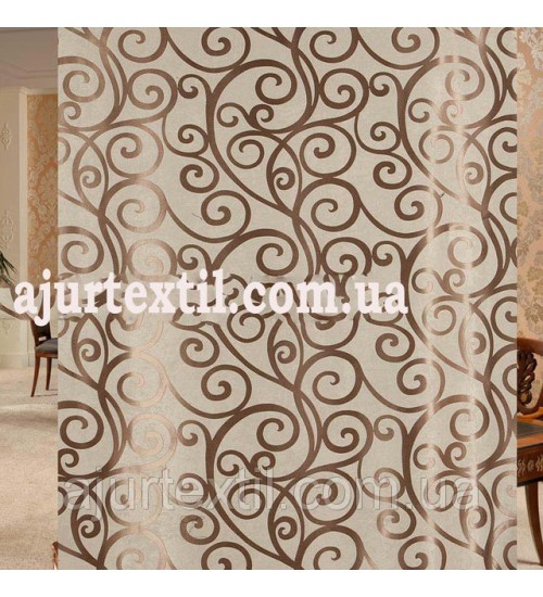 Штора блекаут Турция золото песочная