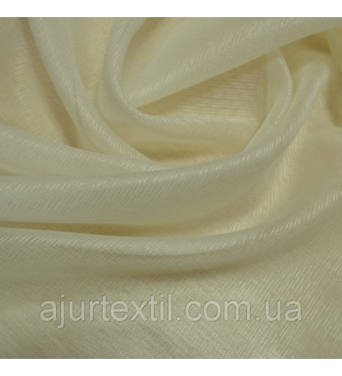 Тюль французский кристалон "Берни" молочный