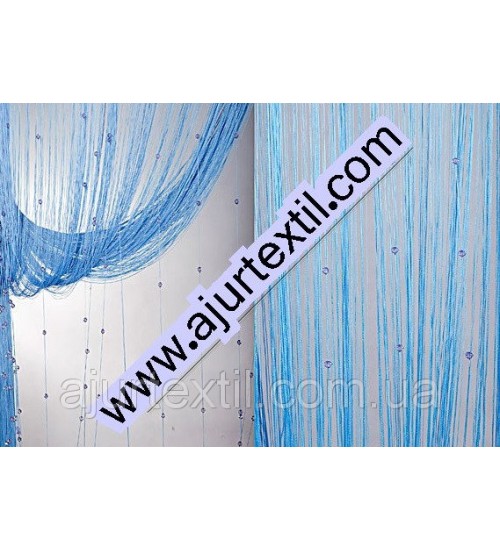 Шторы нити камни