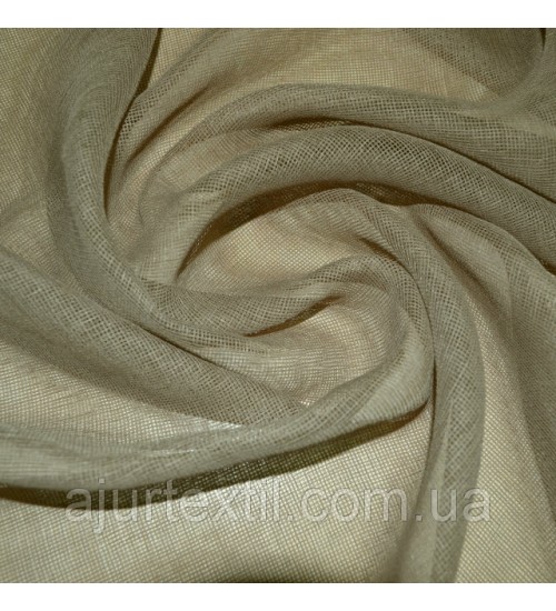 Тюль французский кристалон серый