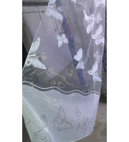 Органза флок "Бабочки"